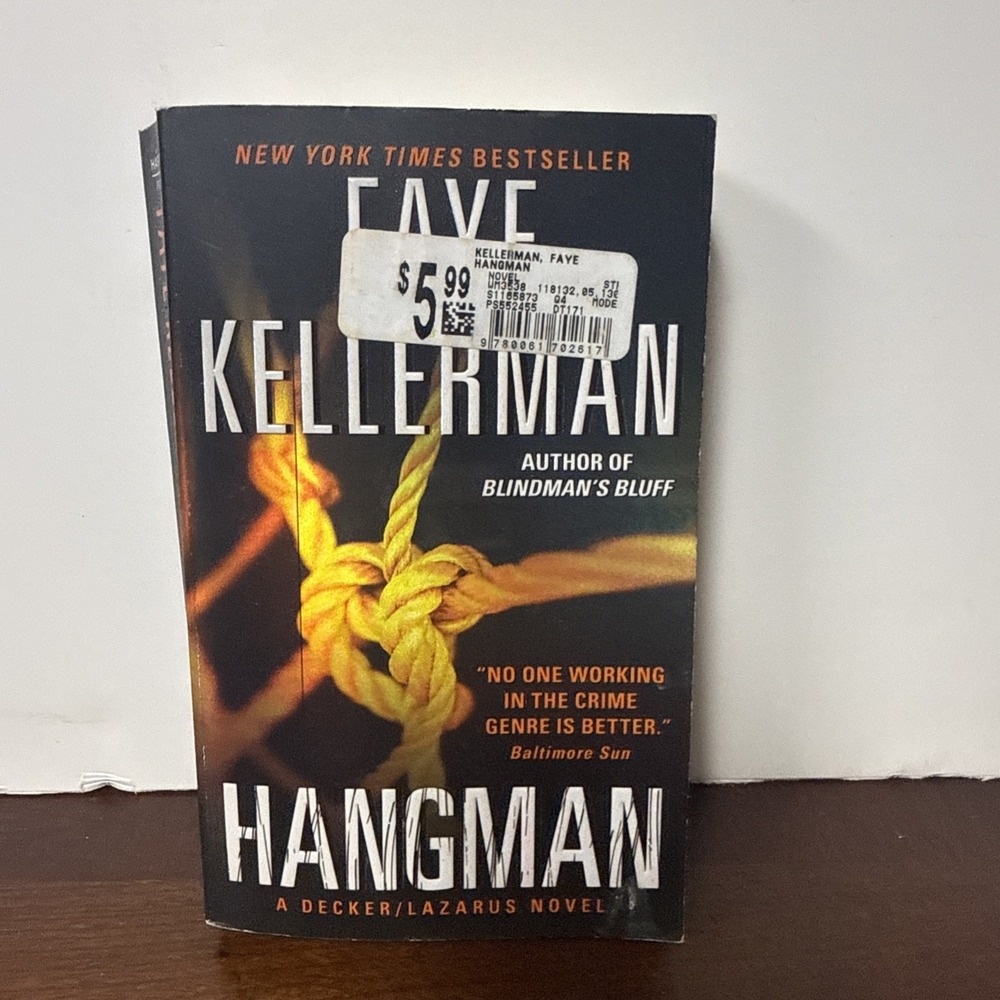 Hangman: A Decker/Lazarus Novel (Decker/Lazarus Novels) - VERY GOOD
